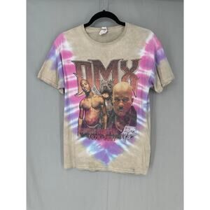 DMX Shirt Mens Small Graphic Rap Tee Tribute Tie Dye Ruff Ryders Hip Hop Music